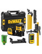 DEWALT LASER 360° DCE089NG18 + DETEKTOR + TYCZKA