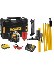 DEWALT LASER 360 CZERWONY DCE089D1R + TYCZKA