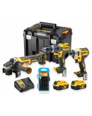 DEWALT ZESTAW COMBO DCD796 + DCF887 + DCG405 2XAKU + BITY SMART365