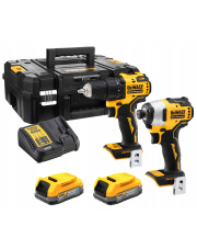 DEWALT ZESTAW DCD708 + DCF809 2XAKU POWERSTACK 18V