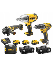 DEWALT ZESTAW COMBO DCD791 DCF899H DCG406 3xAKU