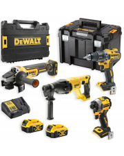 DEWALT ZESTAW COMBO 4 NARZĘDZIA DCD791 DCG405 DCH133 DCF850N