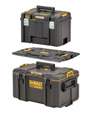 DEWALT ZESTAW 2 SKRZYŃ NARZĘDZIOWYCH TSTAK TOUGHSYSTEM 2.0 DWST08017-9