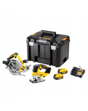 DEWALT ZESTAW COMBO PILARKA DCS570 + WYRZYNARKA DCS334 18V 2x5AH DCK2012P2T