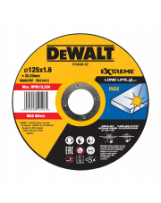 DEWALT TARCZA DO CIĘCIA STALI ZE STALI NIERDZEWNEJ 125 x 1,6 MM DT43906